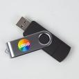 Q017 Dual Twister 8GB USB Flash Drive - Full Colour
