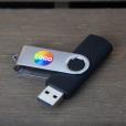 Q017 Dual Twister 8GB USB Flash Drive - Full Colour