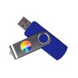 Q017 Dual Twister 8GB USB Flash Drive - Full Colour