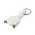 J068 Natureline WheatStraw Multifunctional Key Ring 