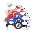 M081 Budget Corded Ear Buds - Full Colour 