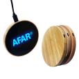 M083 Bamboo LED Logo Charging Pad