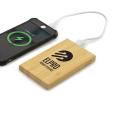 M085 Bamboo Power Bank - Spot Colour