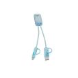 Q012 Berners 6 in 1 Recycled USB Cable - Full Colour