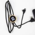 Q013 Bamboo Multi Cable with LED