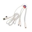 Q013 EcoBot 1 Metre Multi Cable - Spot Colour