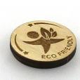 L113 Wooden Fridge Magnet
