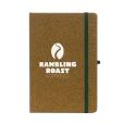 P146 Recycled Tea Ground and Cork A5 Notebook