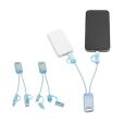 P021 Berners 6 in 1 Recycled USB Cable - 1 Colour