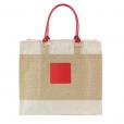 L135 Jute Tote Bag - Full Colour