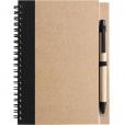 L069 Eco Wirobound Notebook with Pen-Full Colour 