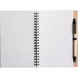 L069 Eco Wirobound Notebook with Pen-Full Colour 