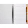 L069 Eco Wirobound Notebook with Pen-Full Colour 