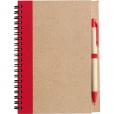 L069 Eco Wirobound Notebook with Pen-Full Colour 