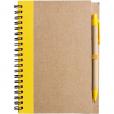 L069 Eco Wirobound Notebook with Pen-Full Colour 