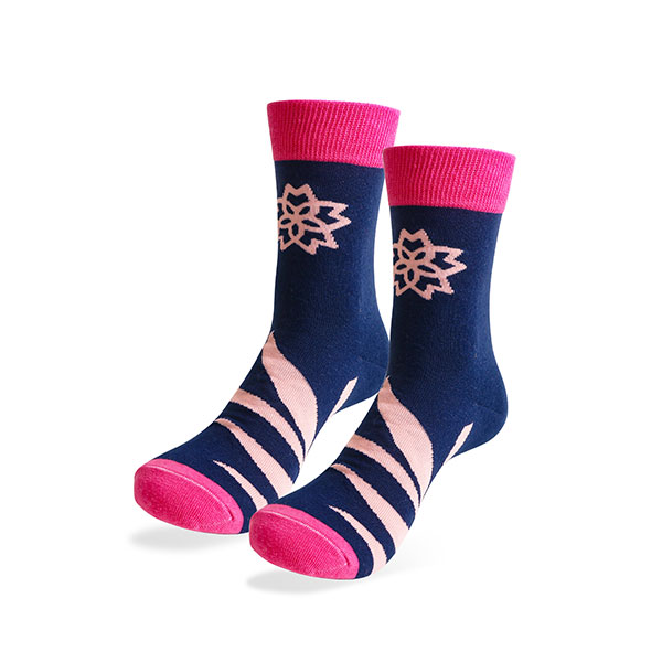 Q169 Crew Woven Socks