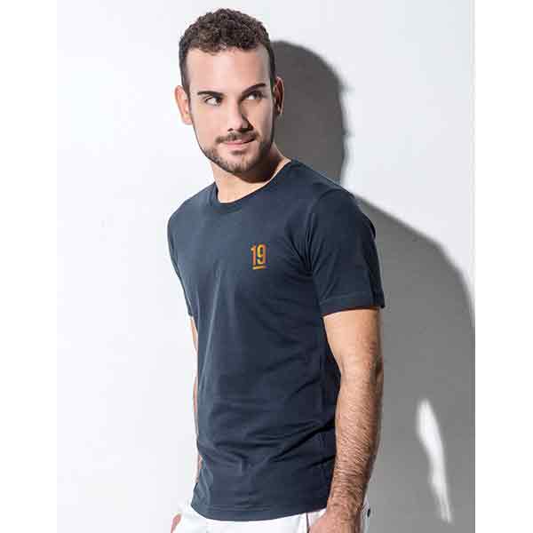 H154 Nakedshirt Mens Fitted Crew Neck T-Shirt  