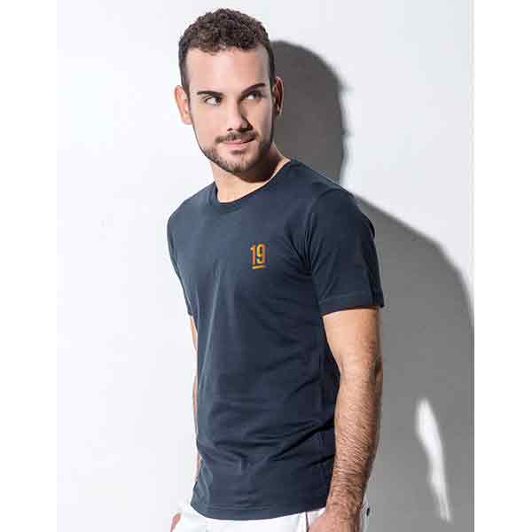 'H154 Nakedshirt Mens Fitted Crew Neck T-Shirt