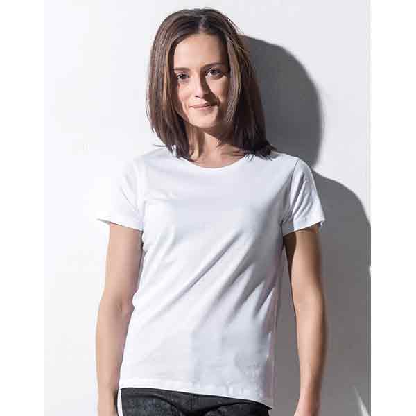 H154 Nakedshirt Womens Fitted Crew Neck T-Shirt 