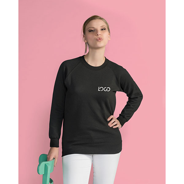 J160 SG Ladies Raglan Sleeve Crew Neck Sweat