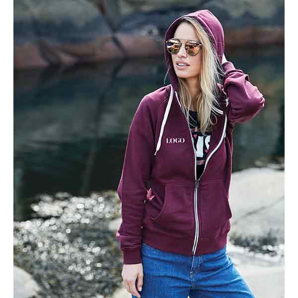 H159 Tee Jays Ladies Urban Zip Hoodie