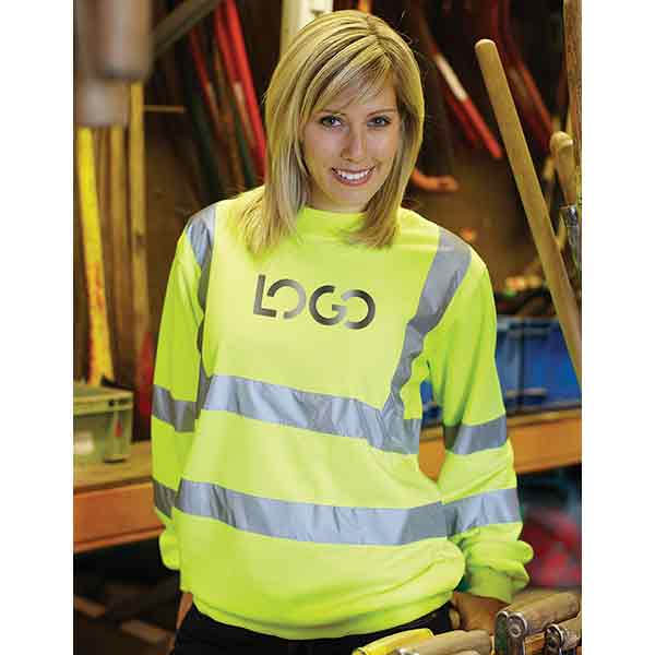 H168 Yoko Hi-Vis Heavyweight Sweatshirt 