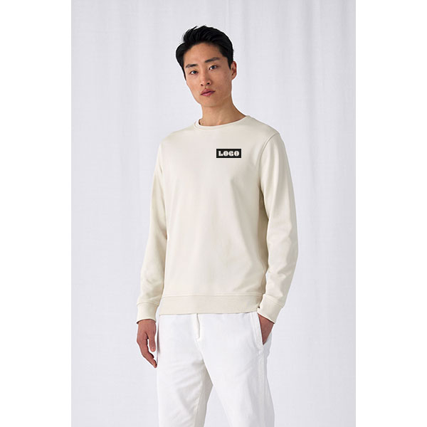 J160 B&C Mens Organic Crew Neck Sweat