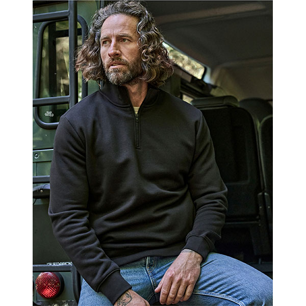 Q165 Tee Jays Half Zip Sweatshirt