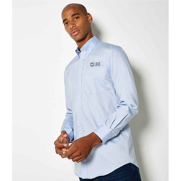 N171 Kustom Kit Premium Long Sleeve Classic Fit Oxford Shirt