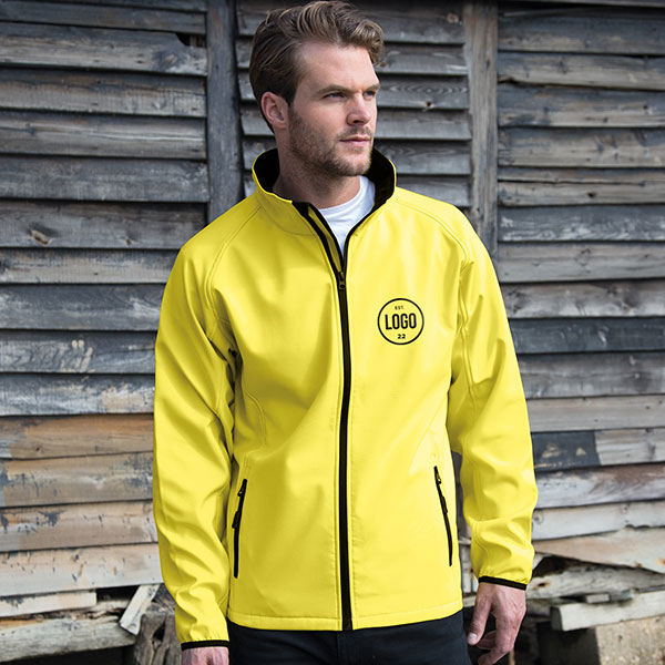 L165 Result Core Printable Softshell Jacket