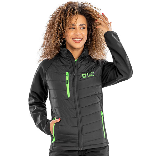 N167 Result Compass Padded Softshell Jacket