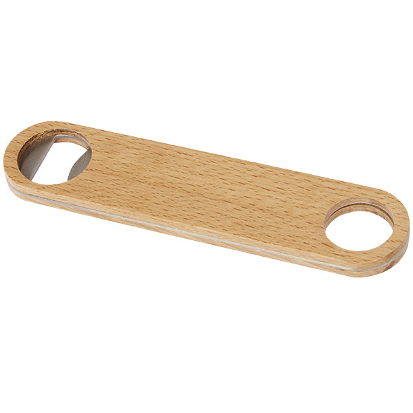 L031 Wooden Paddle Bottle Opener