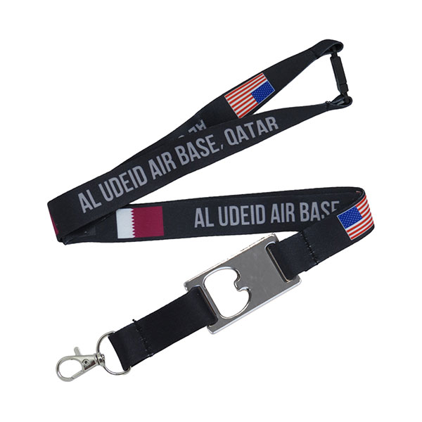 Q093 Dye Sublimation Lanyard with Bottle Opener