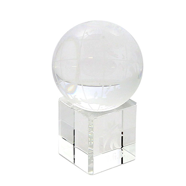 J128 60mm Crystal Globe on Base