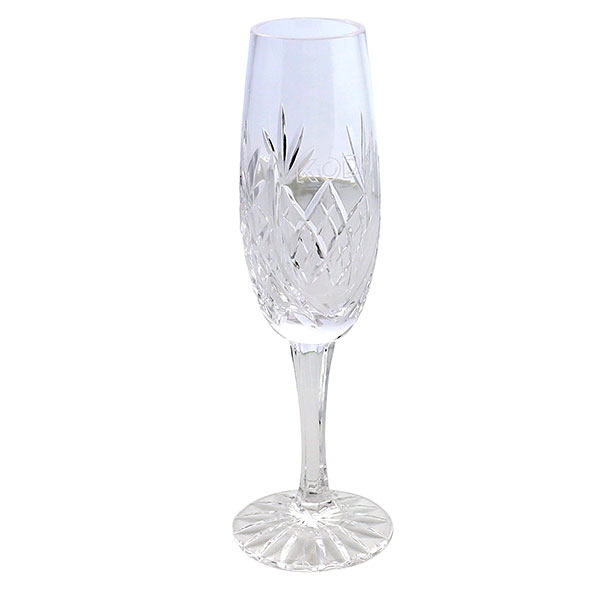 H146 Glencoe Lead Crystal Panel Champagne Flute