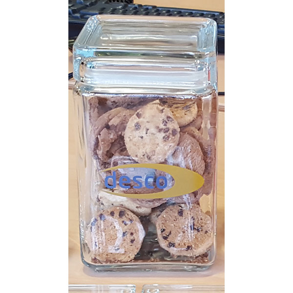 M031 Square Biscuit Jar