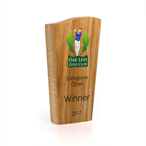M034 Real Wood Block Award