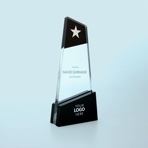 L036 Greencast Acrylic Peak Award -Full Colour 