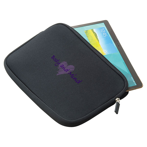 N064 10 Inch Neoprene Zipped Laptop Sleeve