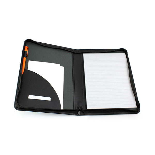 N065 Como rPET Zipped Conference Folder A4  - Full Colour