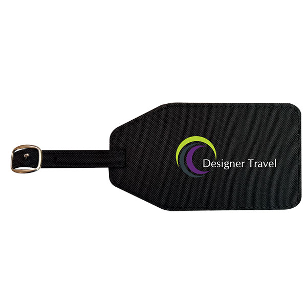 M091 rPET Luggage Tag - Spot Colour