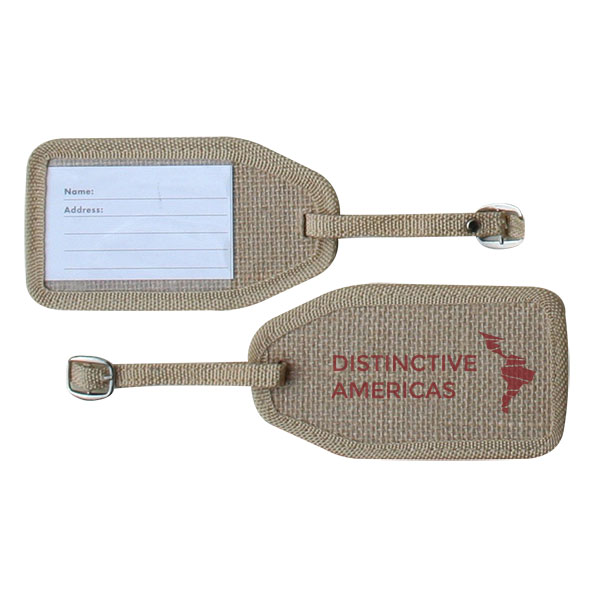 L094 Jute Luggage Tag