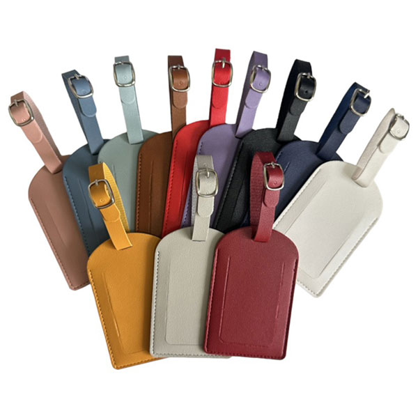 Q034 PU Luggage Tag - Full Colour