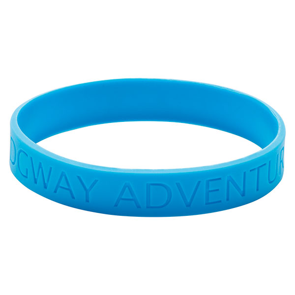 N077 Recessed Silicone Wristband