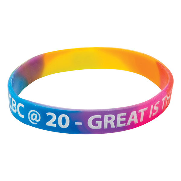 L114 Multi Colour Silicone Wristband