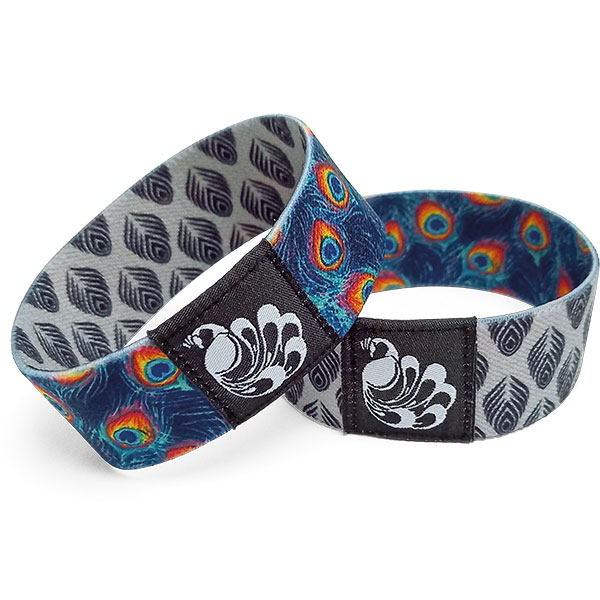 L114 25mm Elasticated Reversible Wristband