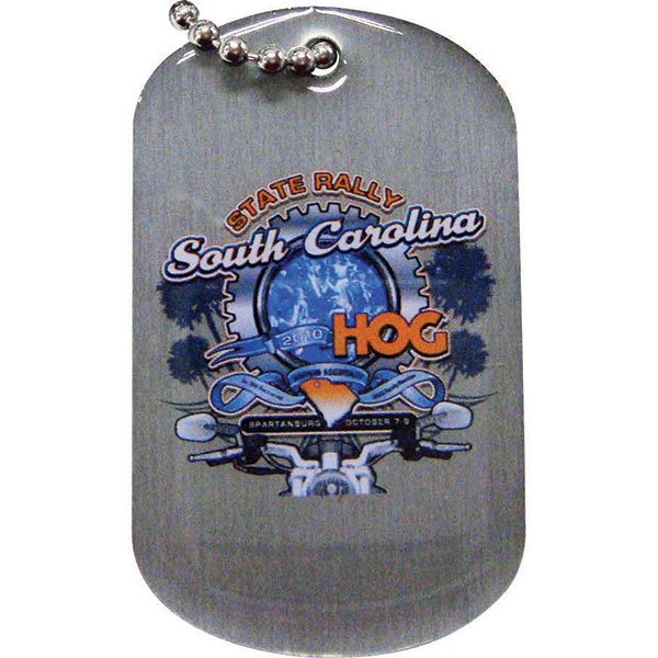 N081 Printed Metal Dog Tag - Full Colour
