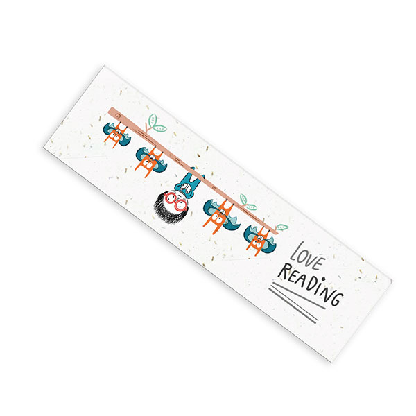 Q058 Seeded Paper Bookmarks