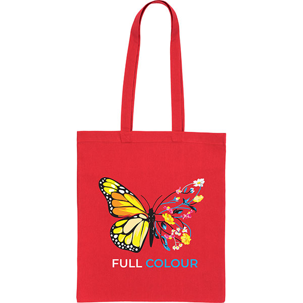N069 Coloured 5oz Cotton Shopper - Full Colour