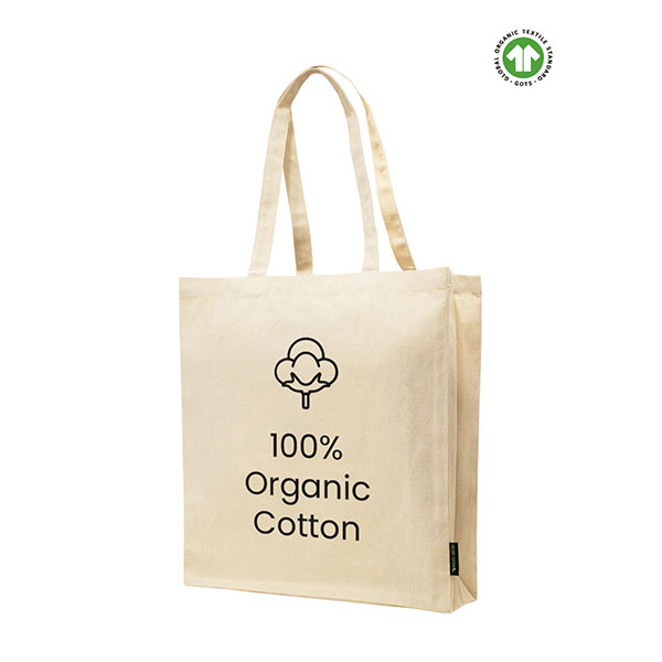 M132 Green & Innocent Kungwi Organic Canvas Bag - Spot Colour